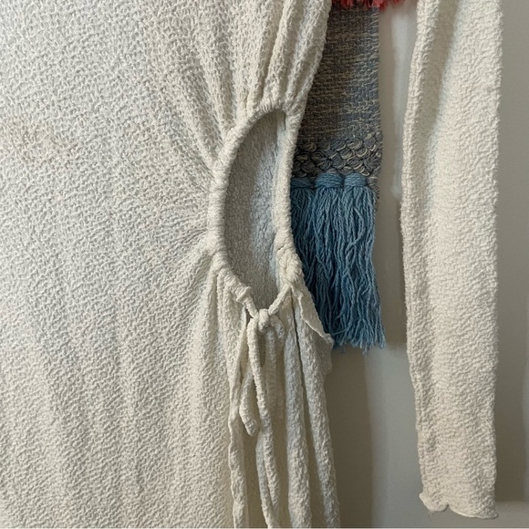 Naked Wardrobe White Dress Open Slit Small - Picture 3 of 6